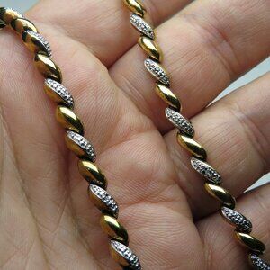 14k Gold *925 Sterling Silver Necklace